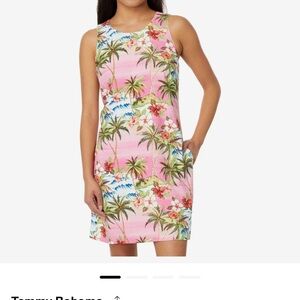 Tommy Bahama Isla Palmetta Sleeveless Shift Dress small